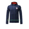 FC Bayern München Hooded Trainingsjacke 2017-18 Blau